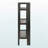 Torino 3-Pc Foldable Shelf with 2 Foldable Baskets In Black Finish, 38.25'' H X 27.53'' W X 11.25''D-151114451-151114455