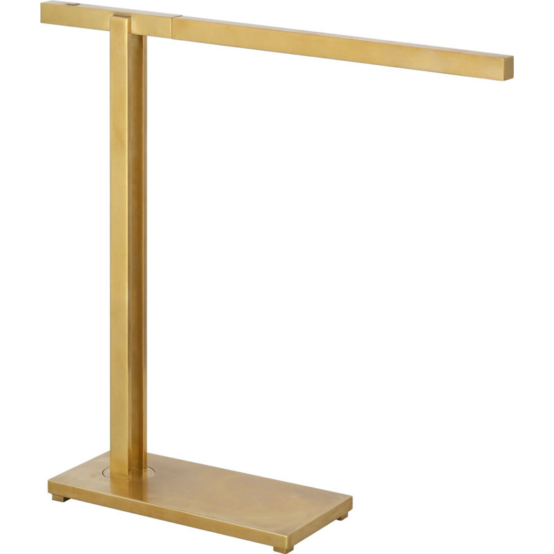 Stagger Small Table Lamp, Hand Rubbed Antique Brass