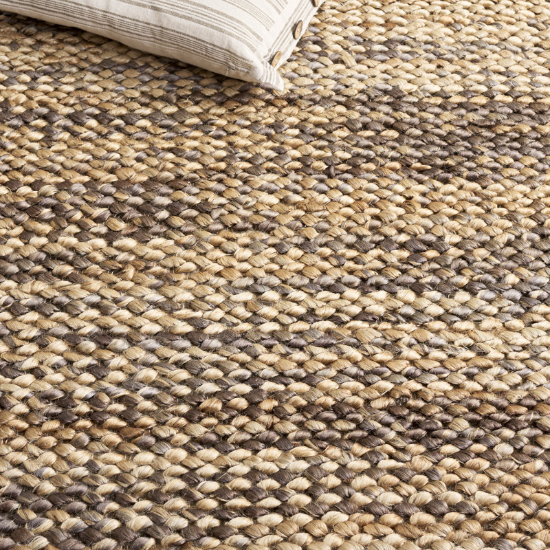 Natural Fiber Couture 111 Hand Woven 80% Jute; 20% Cotton Abstract Rug, Rectangle 3' x 5'