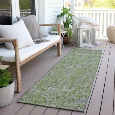 Mahaney Floral Indoor / Outdoor Rug
