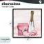 Giclée encadrée champagne Glam Time, design par Kim Allen-1009404491-1009404490