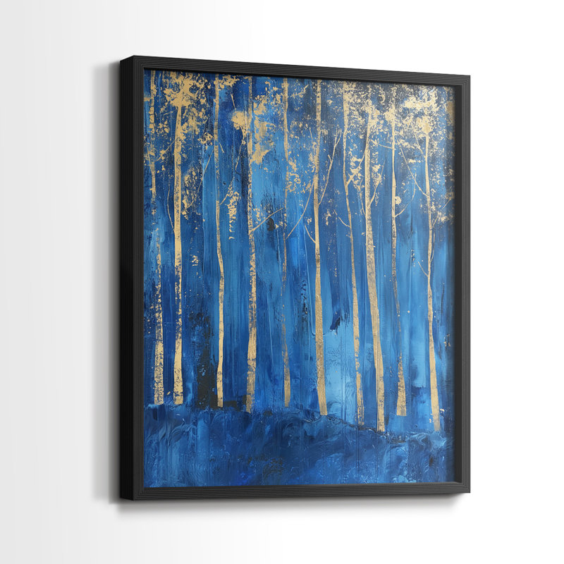 ABSTRACT Series XVII - Impression encadrée de qualité supérieure - Prêt à accrocher - Aucun clou requis, H 29 po x l 23 po