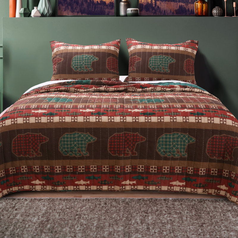 Canyon Creek Rustic Quilt Set, Twin/Twin XL Quilt + 1 Sham