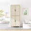 Armoire à 4 portes, avec 4 tablettes intérieures réglables, armoire de rangement