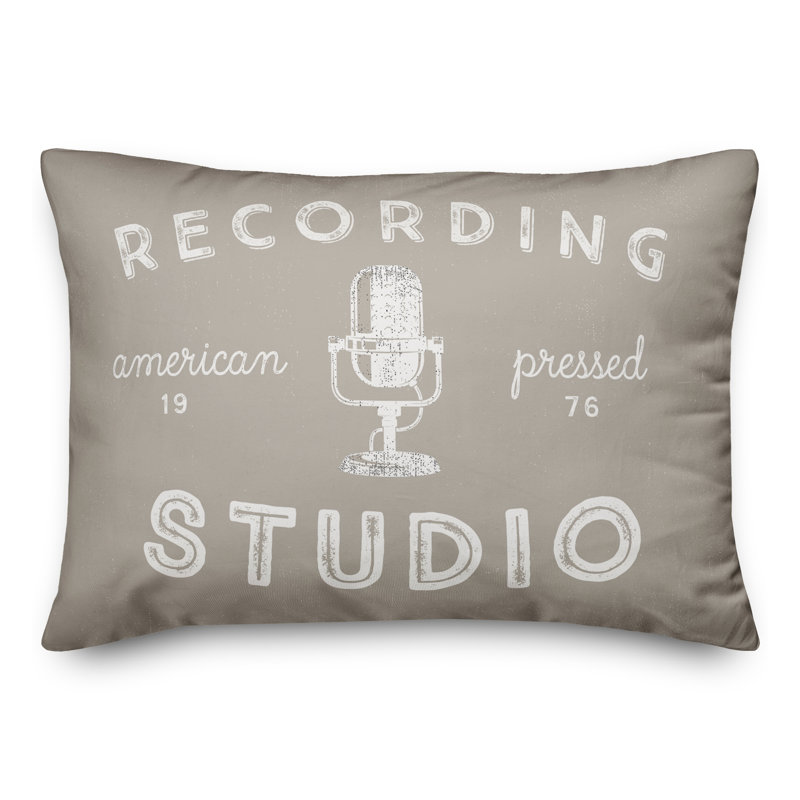 Housse et insert de coussin rectangulaire, Gris