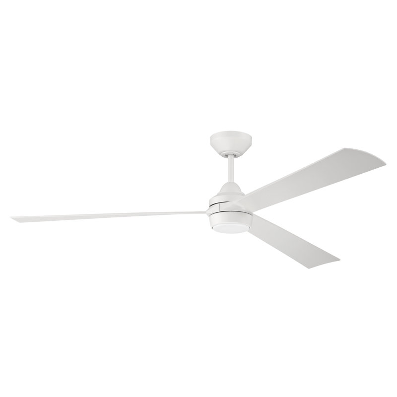 Sterling 60'' Ceiling Fan with LED Lights, White
