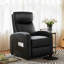 25.2" W Compact Ergonomic Massage Push-Back Recliner-1748526506