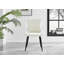 Round Concrete Effect & Black Legs Dining Table With Storage Shelf & 4 Faux Leather Dining Chairs-99126886