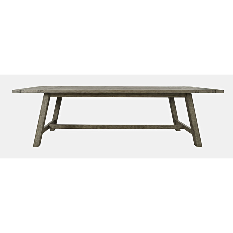 Table de salle à manger extensible Maxine, Bois flottant gris