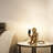 Modern Metallic Painted Monkey Design Table Lamp