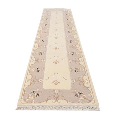 Tapis de couloir beige Howard