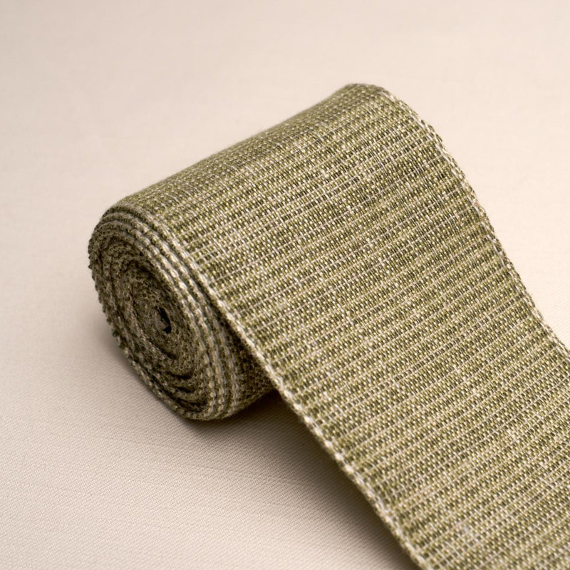 Bande de tweed large, Green