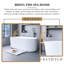 67 In. X 32 In. Acrylic Oval Freestanding Soaking Bathtub