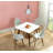 Axia Mid-century Modern Iron Rectangle Dining Table with Square optional-344650408