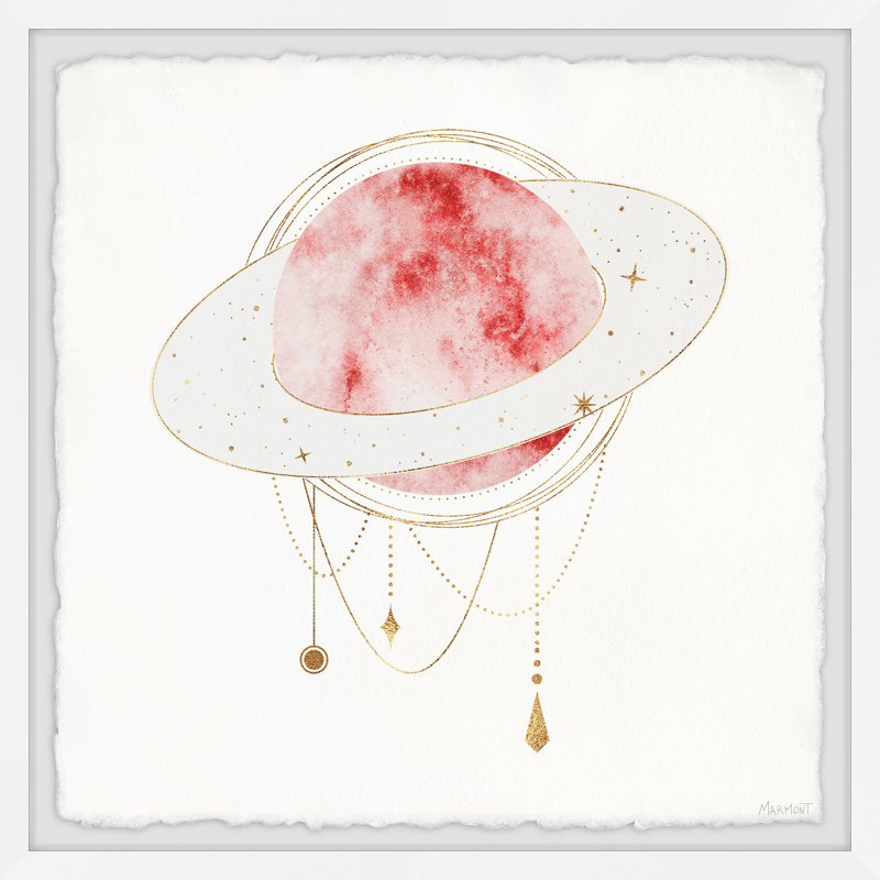 Ring Of Mars by Marmont Hill - Single Picture Frame Print, 81cm H x 81cm W x 3.81cm D