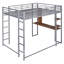 Lit mezzanine double en métal avec 2 tablettes et un bureau-1520512356
