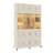 Portable Wardrobe with Multiple Compartments and Hanging Rod for Efficient Storage