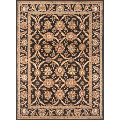 Tapis en jute et laine tissés à plat à la main Taylorsville Clarris