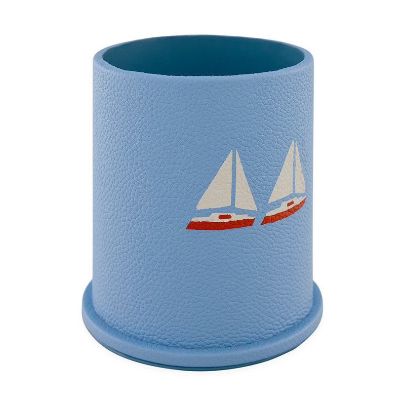 Jonathan Adler Playa Leather Pen Holder