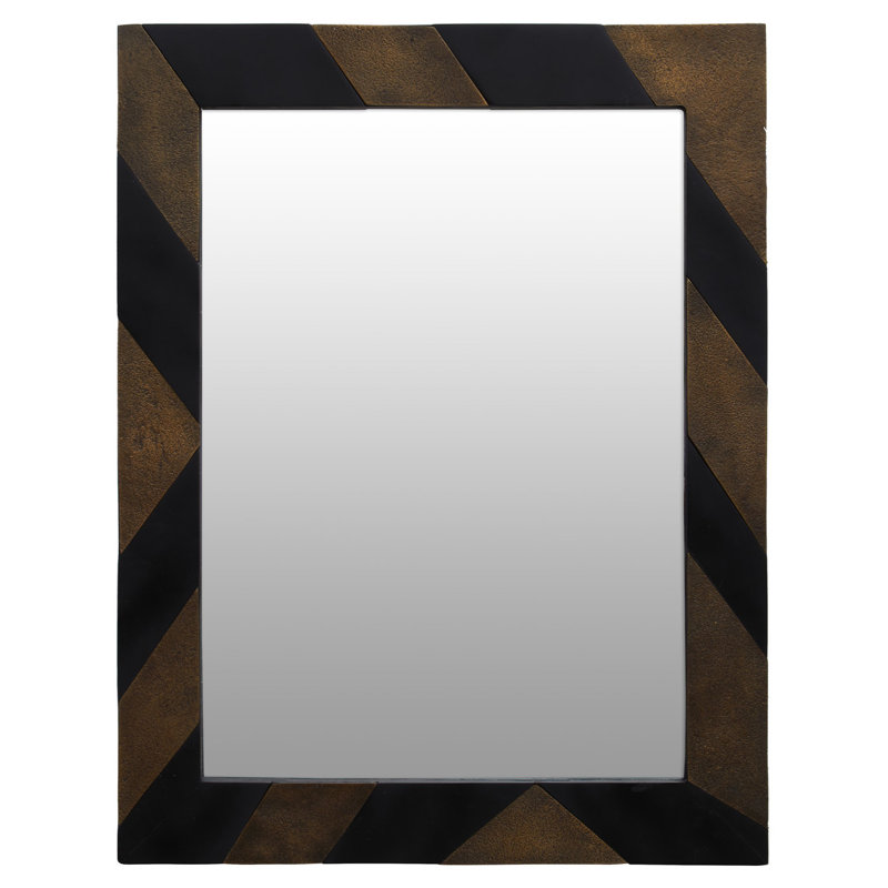 Sigismund Metal Rectangle Wall Mirror