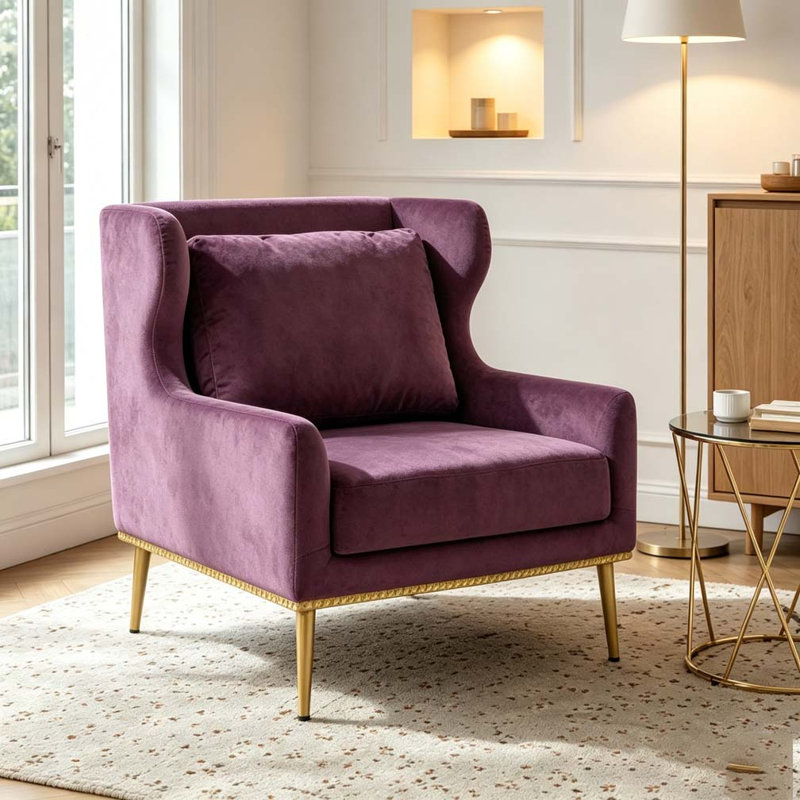 Chaise de lecture Modern, Mauve