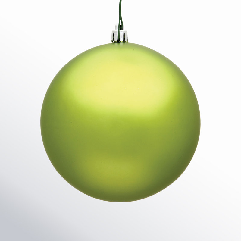 Holiday Décor Ball Ornament, Matte Lime