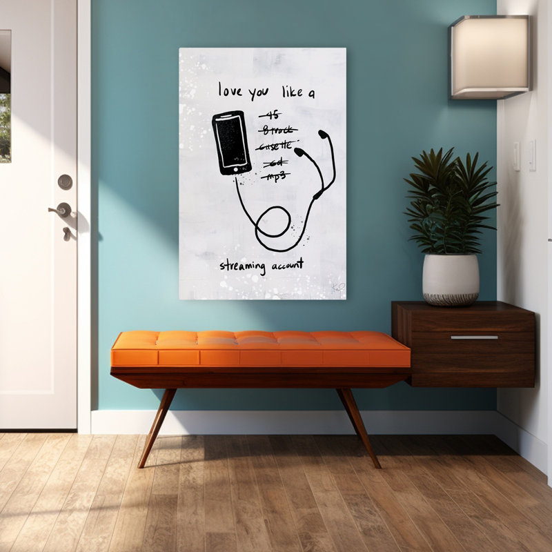 Turn It Up VI - oreillettes noires, gris et gris, H 48 po x l 32 po