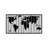 Decorative Metal Wall Accessory, Black Finish, 18.5 x 35.4 inches | 100% Metal Construction, Thickness: 0.06 inches | Perfect for Home Decor, Modern Aesthetic, Easy to Hang, Stylish and Durable Design-913477420