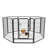 Heavy Duty Adjustable Metal Dog Pen Playpen Portable Foldable Pet Kennel Fence For Outdoor Indoor