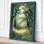 Forest Passage to Light Scandinavian 1 Piece Wrapped Canvas Wall Art-254521512-254521514