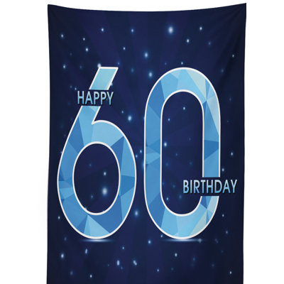 60th Birthday Tablecloth