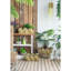 Ensemble de 3 jardinières en métal patiné, L: 22 x 16,7 x 8,3 po, M: 21 x 16,5 x 7,3 po, S: 18 x 13,5 x 7 po