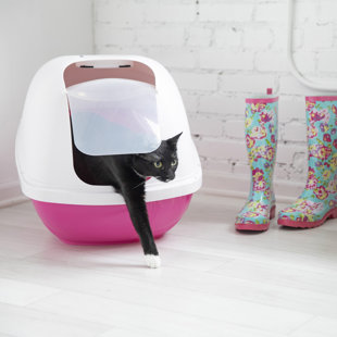 Basic Plastic Enclosed Litter Box