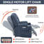 Grand fauteuil inclinable électrique avec massage et chaleur-1481942618