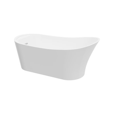 67'' x 31.5'' Freestanding Soaking Acrylic Bathtub