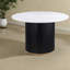 Tables de salle à manger luxueuses en marbre rond, design moderne pour la cuisine et la maison
