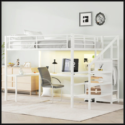 Grand lit mezzanine
