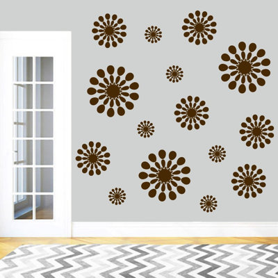 Abstract Non-Wall Damaging Wall Decal