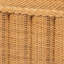 Console en rotin naturel Alida avec osier tissé à la main
