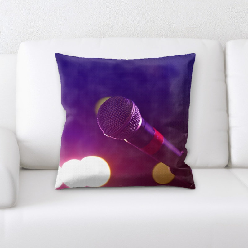 Microsuede Reversible Throw Pillow