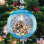 3.5'' Handmade Glass Ball Ornament