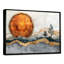 Paysage doré doré avec cactus et glissade sur bois - art mural désert-1311206370-1311206376-1311206382