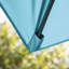 Parasol carré en porte-à-faux 8 pi Caseton-1333983084