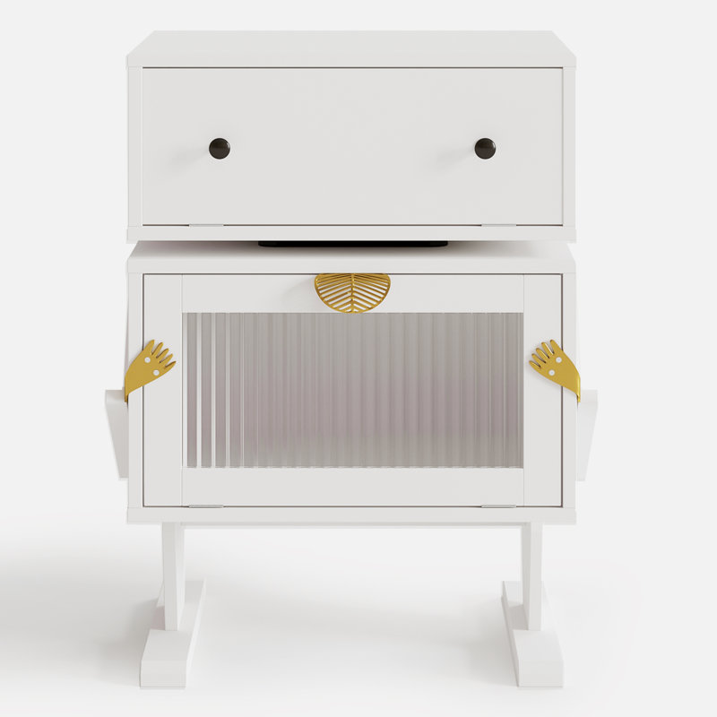 Sunvivi Side Table, White