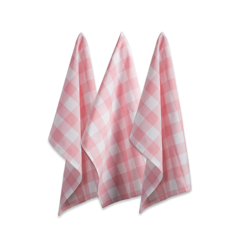 Torchon Wolsingham, Rose et blanc