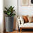 2 Pack Tall 21.7 in Dorota for Outdoor and Indoor Use, Modern Square Design with UV and Crack-Resistant Features, Perfect for Large Plants and Trees-1388231669