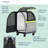 Katziela Hybrid Adventurer Pet Carrier Backpack with Removable Wheels and Telescopic Handle-67237447