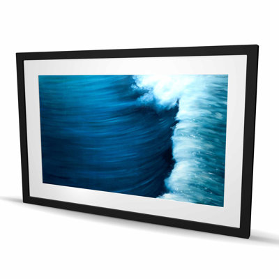 Wave - Contemporary Framed Matted Print for Home Decor