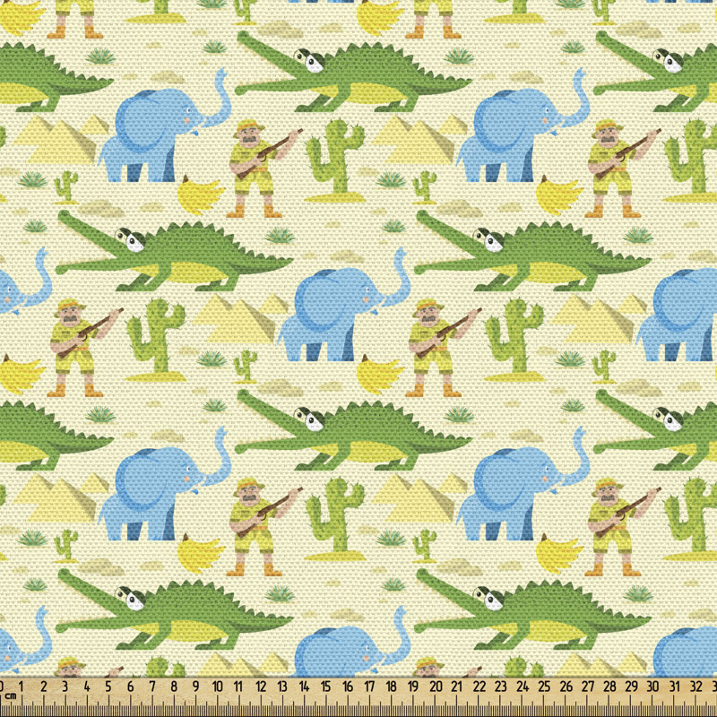 Tissu crocodile, l 36 po x L 360 po