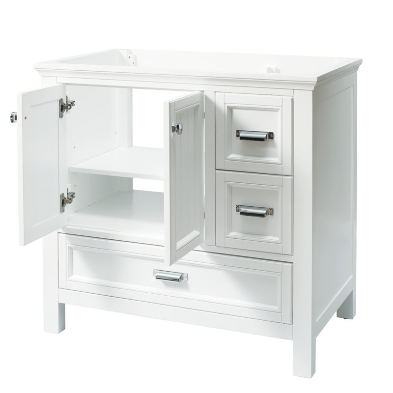 Brantley 36" White Painted Single Bathroom Vanity